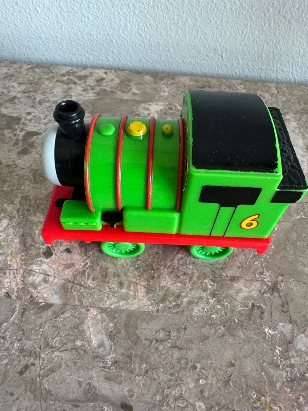Mattel 2009 Percy train pull back toy engine from Thomas and Friends